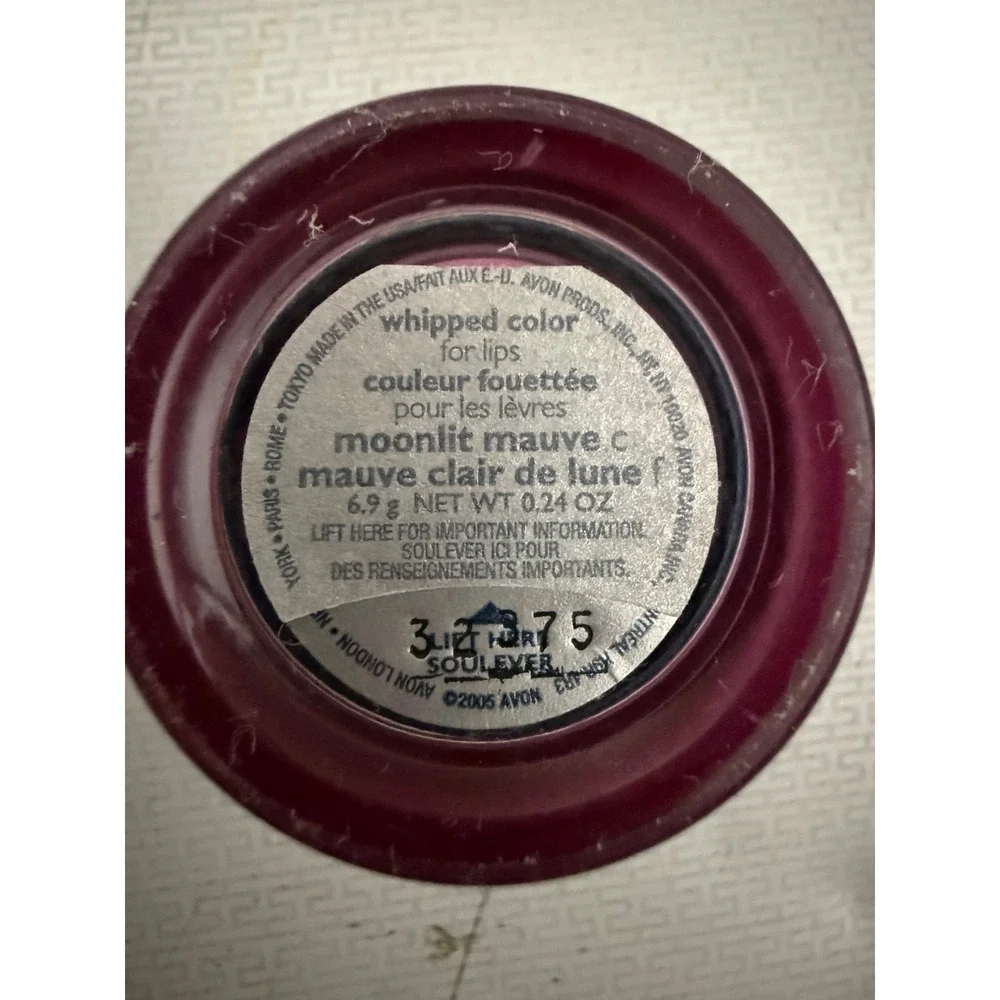 Avon Whipped Color Lips Moonlit Mauve Lip Color Makeup Pot Cream Cosmetic‎